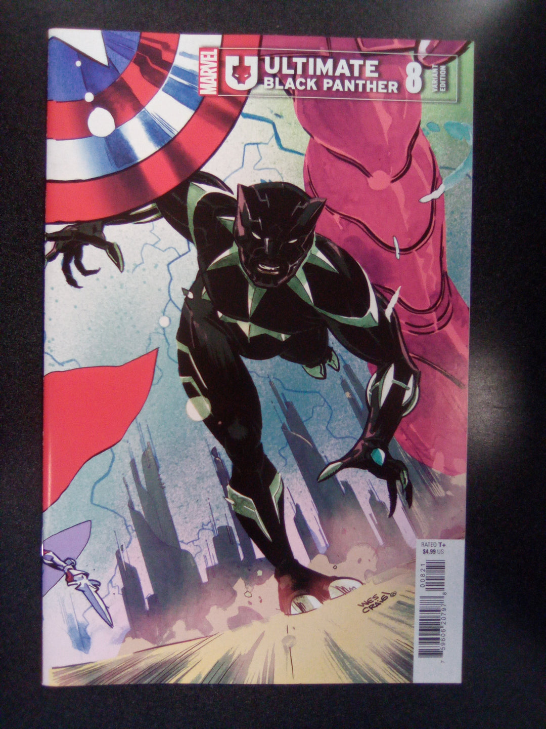 Ultimate Black Panther #8 Wes Craig Connecting Variant