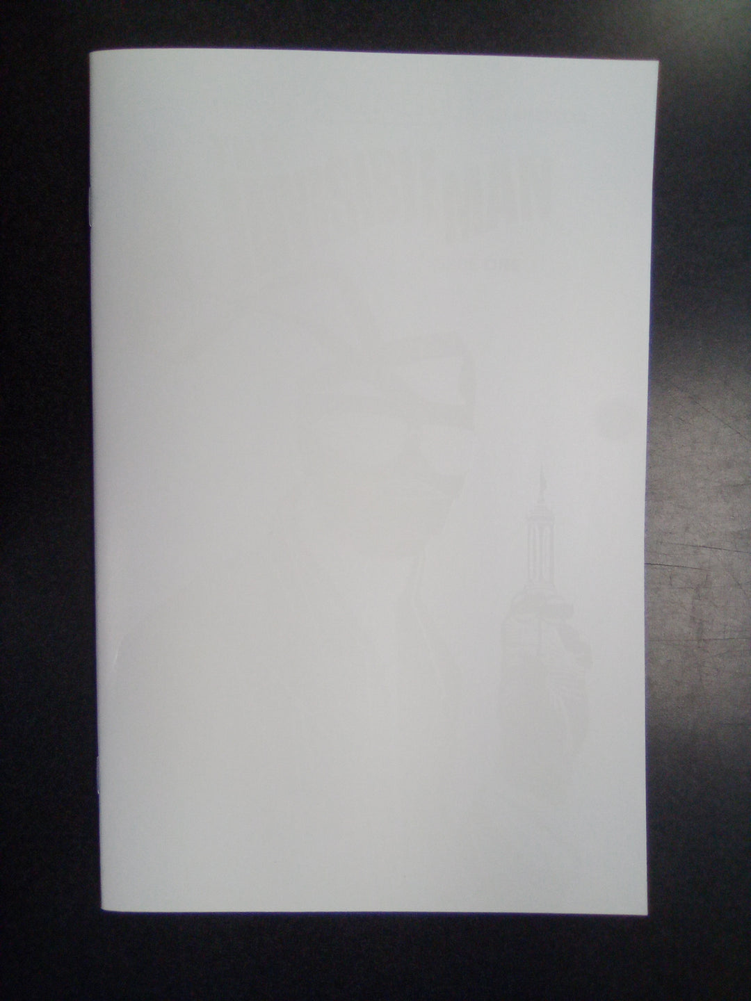 Universal Invisible Man #1 Blank Interior Promo Variant