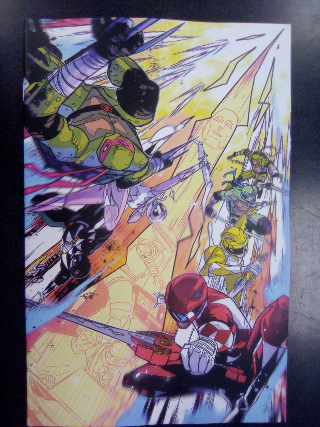 Mighty Morphin Power Rangers/Teenage Mutant Ninja Turtles III #2 G 1:50 Variant Edition (Full Art, Carlini)
