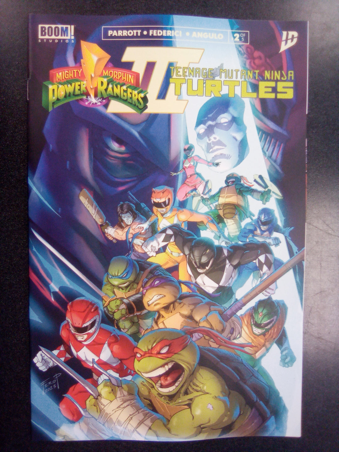 Mighty Morphin Power Rangers/Teenage Mutant Ninja Turtles III #2 F 1:25 Variant Edition (Dressed, Pe)