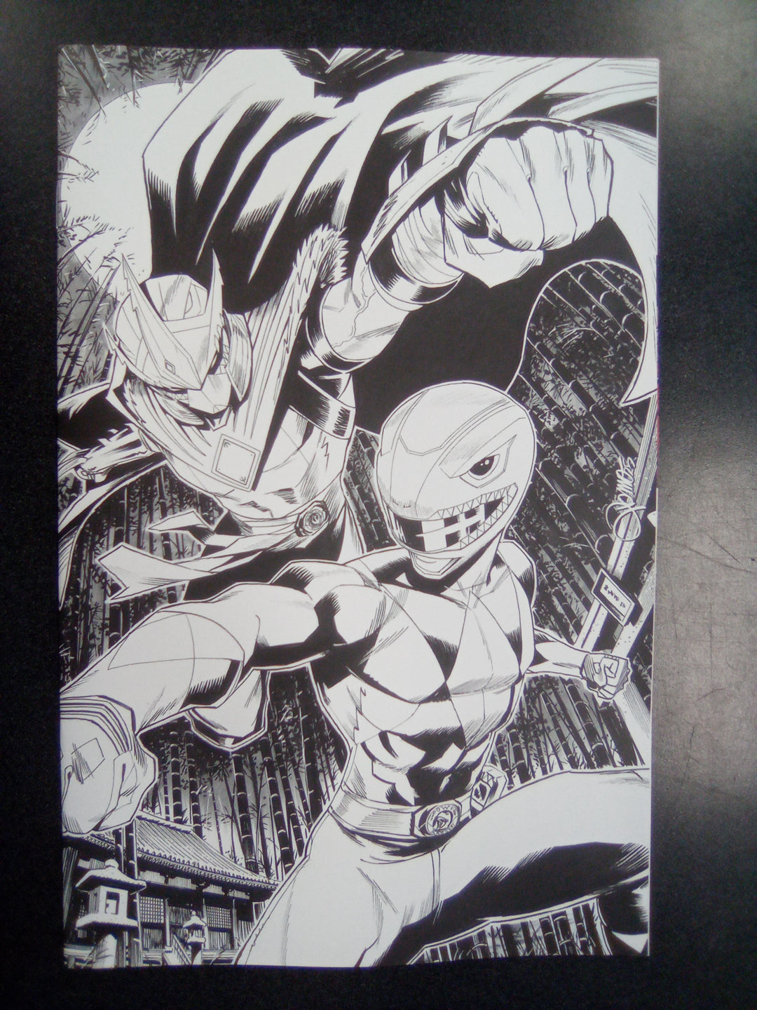 Mighty Morphin Power Rangers/Teenage Mutant Ninja Turtles III #2 E 1:10 Variant Edition (Full Art, Zonno)