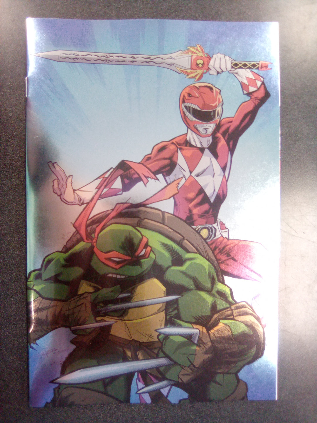Mighty Morphin Power Rangers/Teenage Mutant Ninja Turtles III #2 N 1:5 Foc Variant Edition (Full Art, Foil, Randolph)