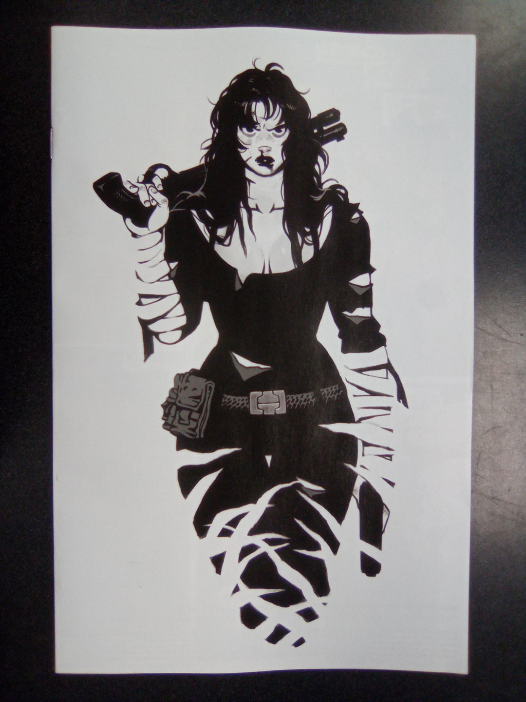 Gehenna Naked Aggression #4 Cover D 1:10 Crom Carpenter Black & White Variant