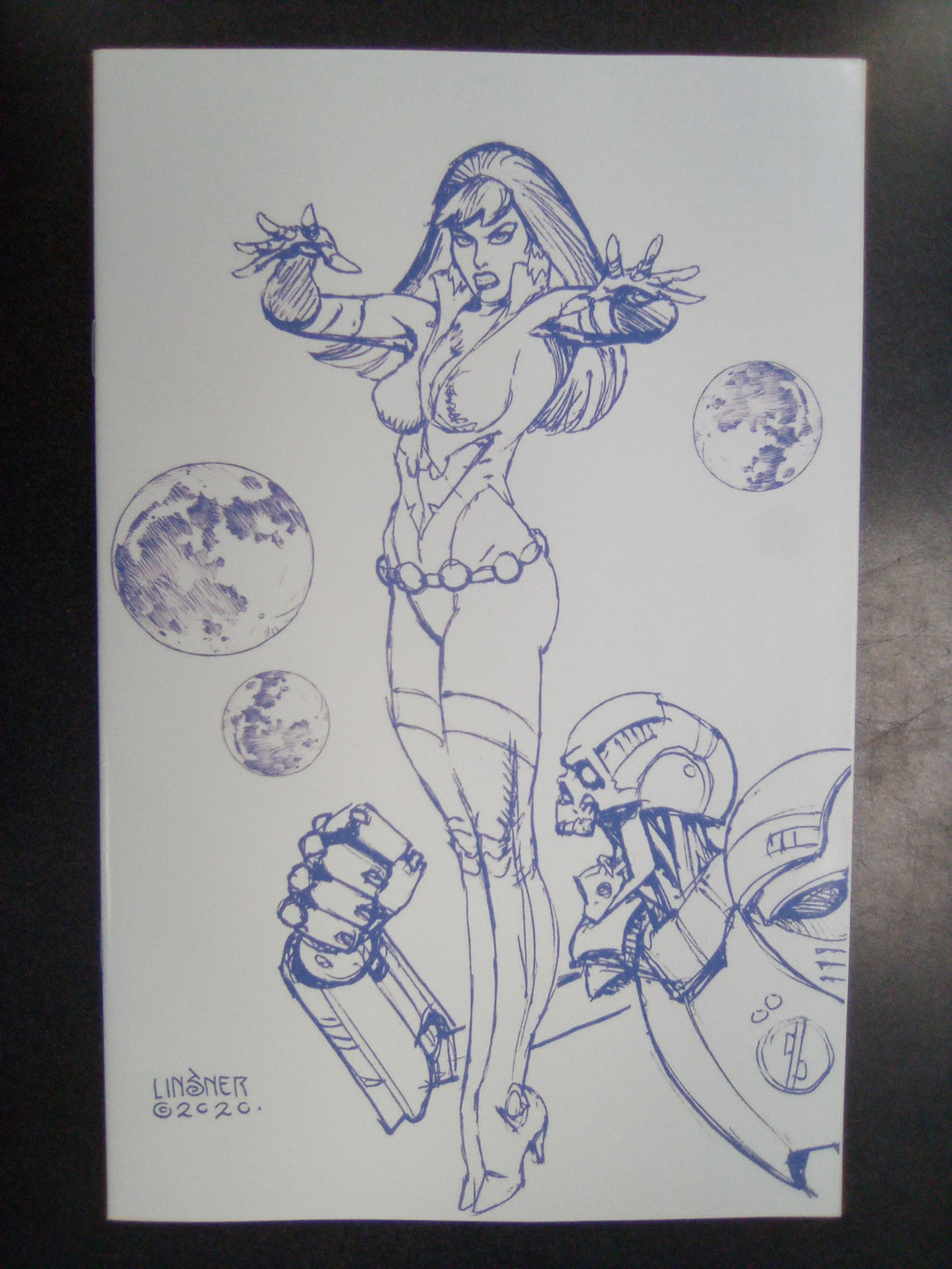 Vampirella The Dark Powers #1 (2020) Linsner Sketch Virgin Variant