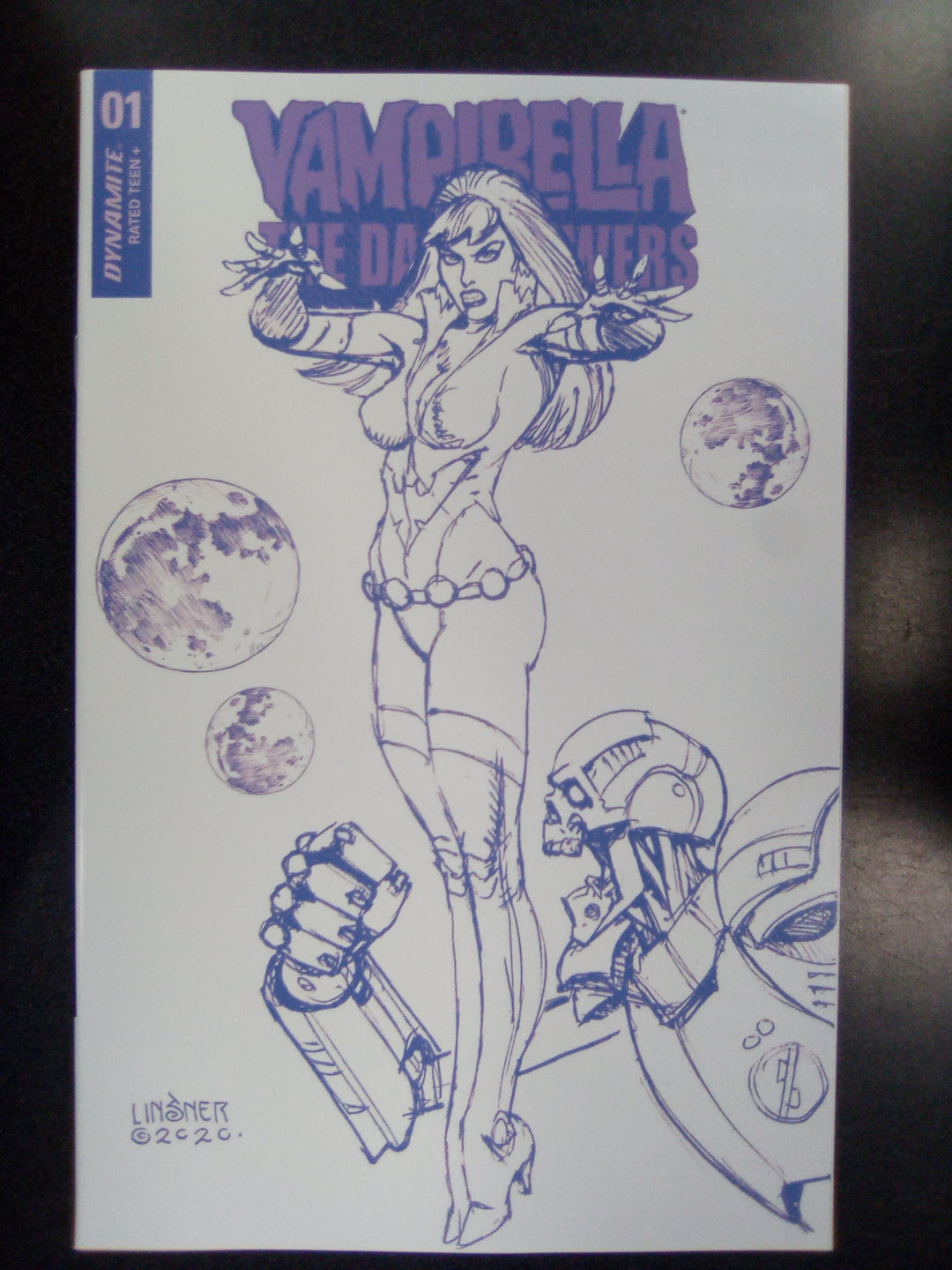 Vampirella The Dark Powers #1 (2020) Linsner Sketch Variant