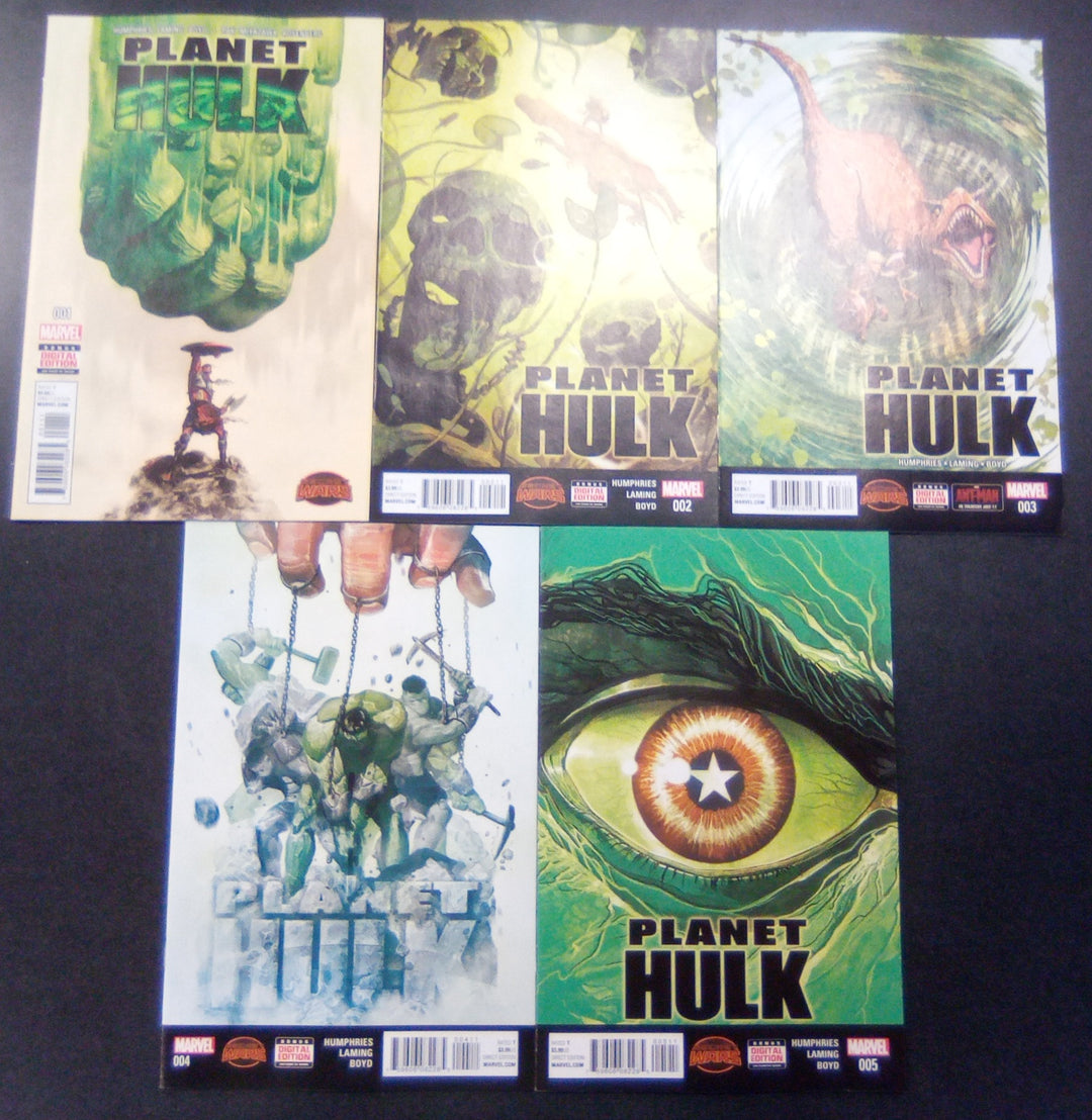 Planet Hulk #1 - 5 (2015) Complete Series