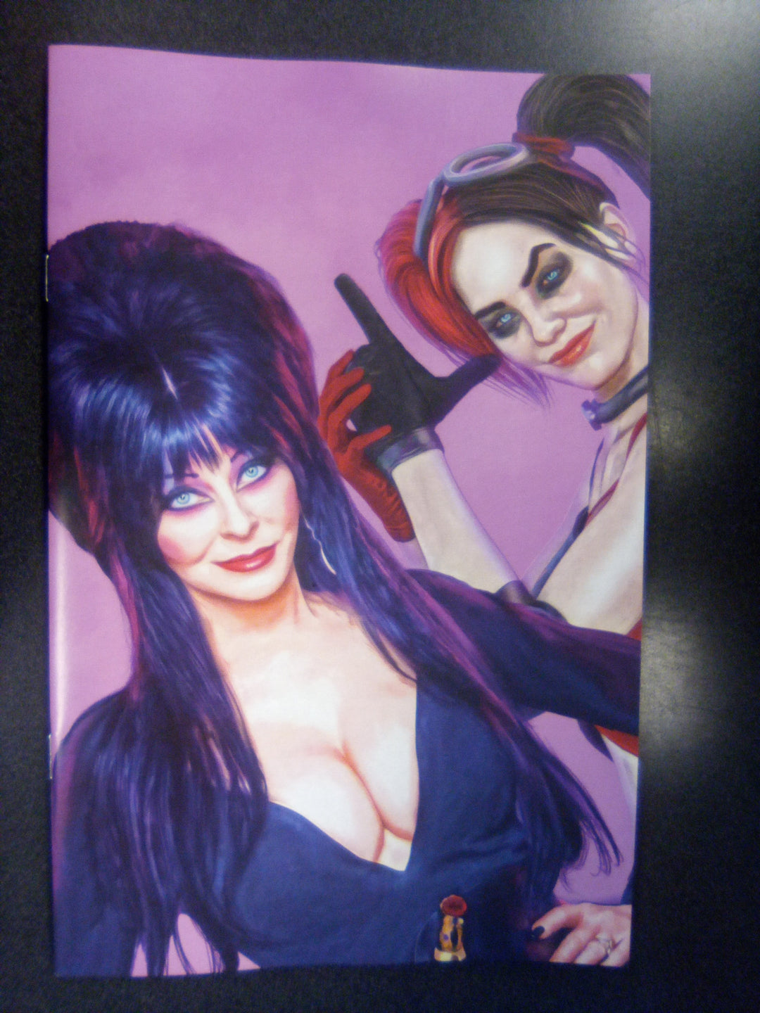 Harley Quinn X Elvira #1 Cover Za Inc 1:15 Mark Spears Pink Virgin Foc Bonus Variant