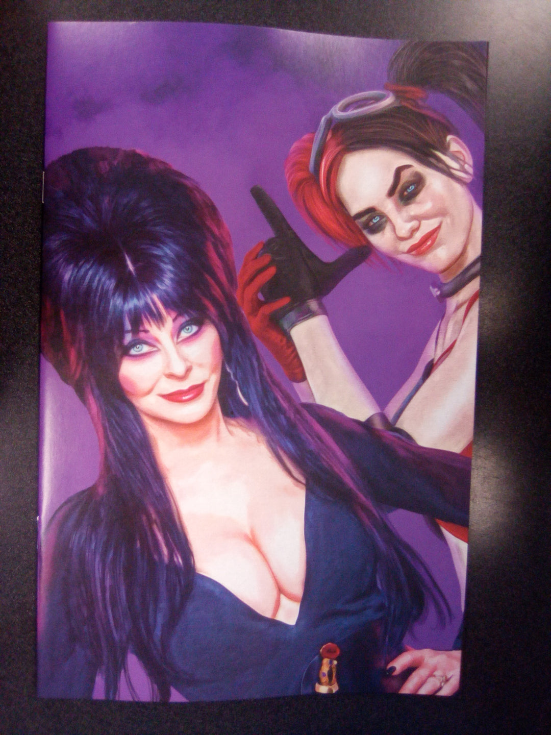 Harley Quinn X Elvira #1 Cover S Inc 1:20 Mark Spears Full Art Variant