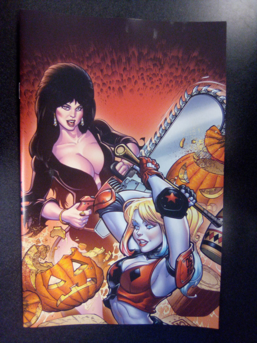 Harley Quinn X Elvira #1 Cover U Inc 1:40 Chad Hardin Full Art Variant