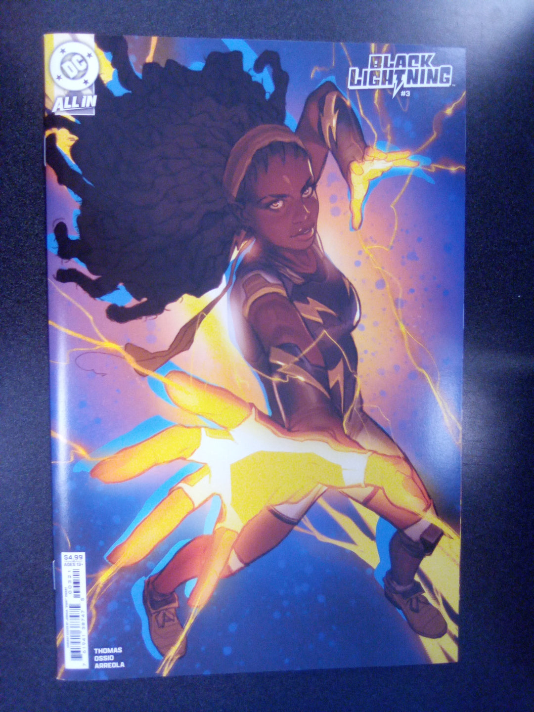 Black Lightning #3 Cover B Joshua Sway Swaby Card Stock Variant
