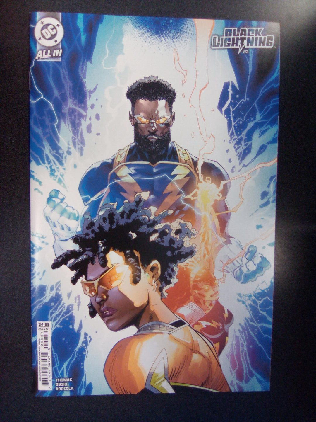 Black Lightning #2 Cover B Ryan Benjamin Card Stock Variant