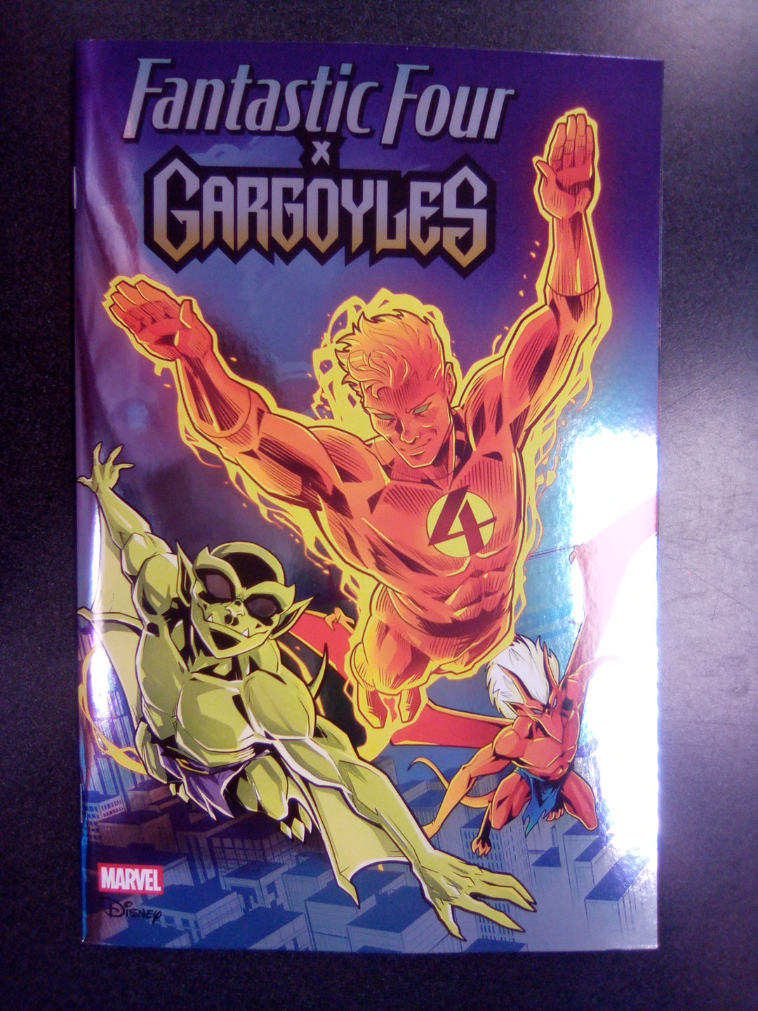 Fantastic Four/Gargoyles #1 Luciano Vecchio Foil Variant