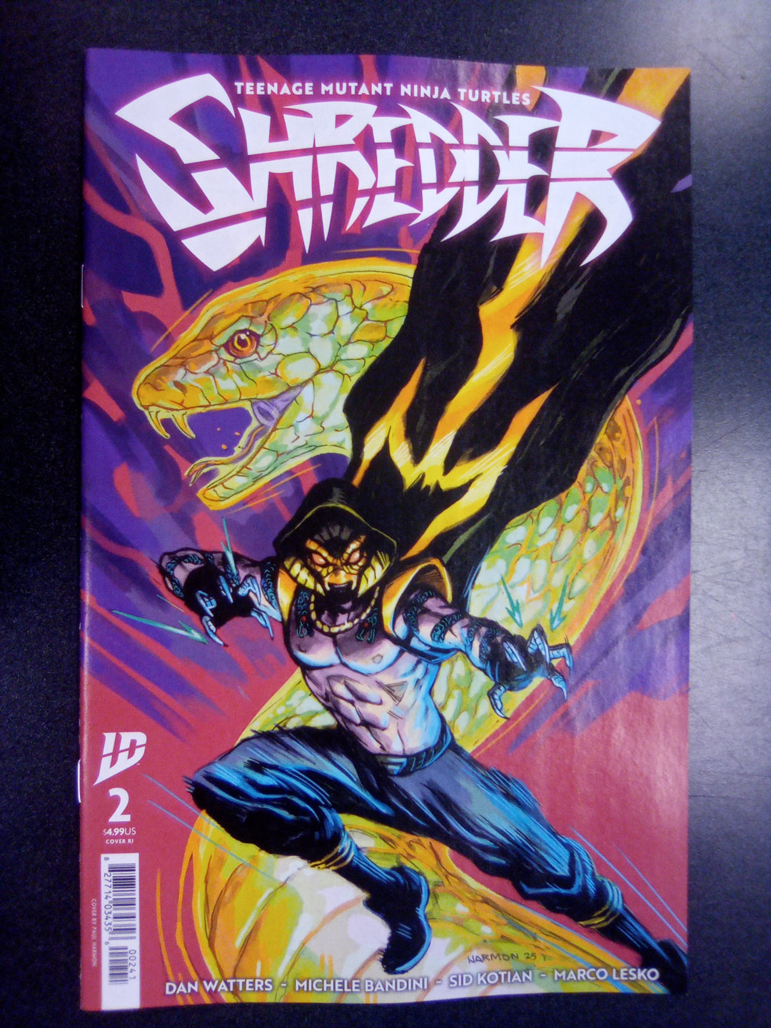 Teenage Mutant Ninja Turtles: Shredder #2 Variant Ri (10) (Harmon)