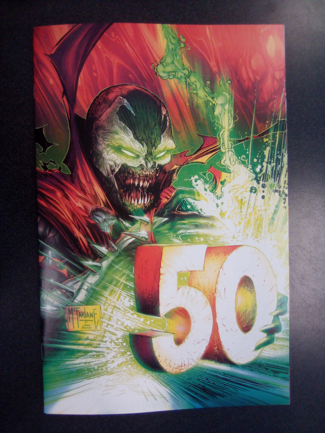 King Spawn #50 Cover F 1 in 100 Todd McFarlane Full Art Variant