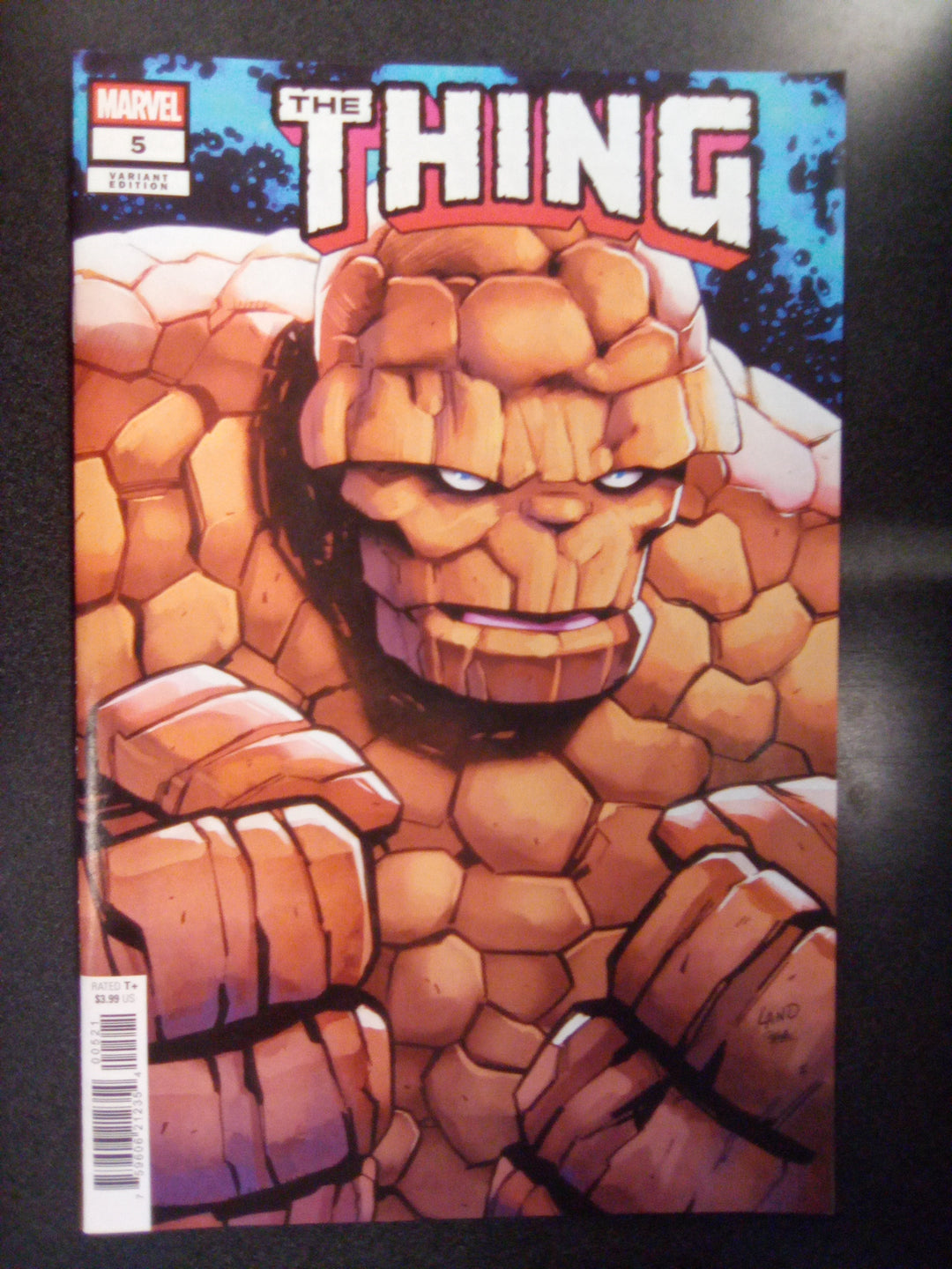 The Thing #5 Greg Land Variant
