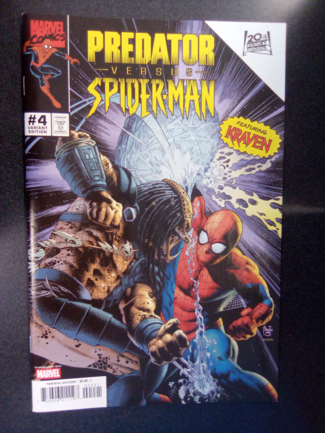 Predator vs. Spider-Man #4 Paulo Siqueira Variant