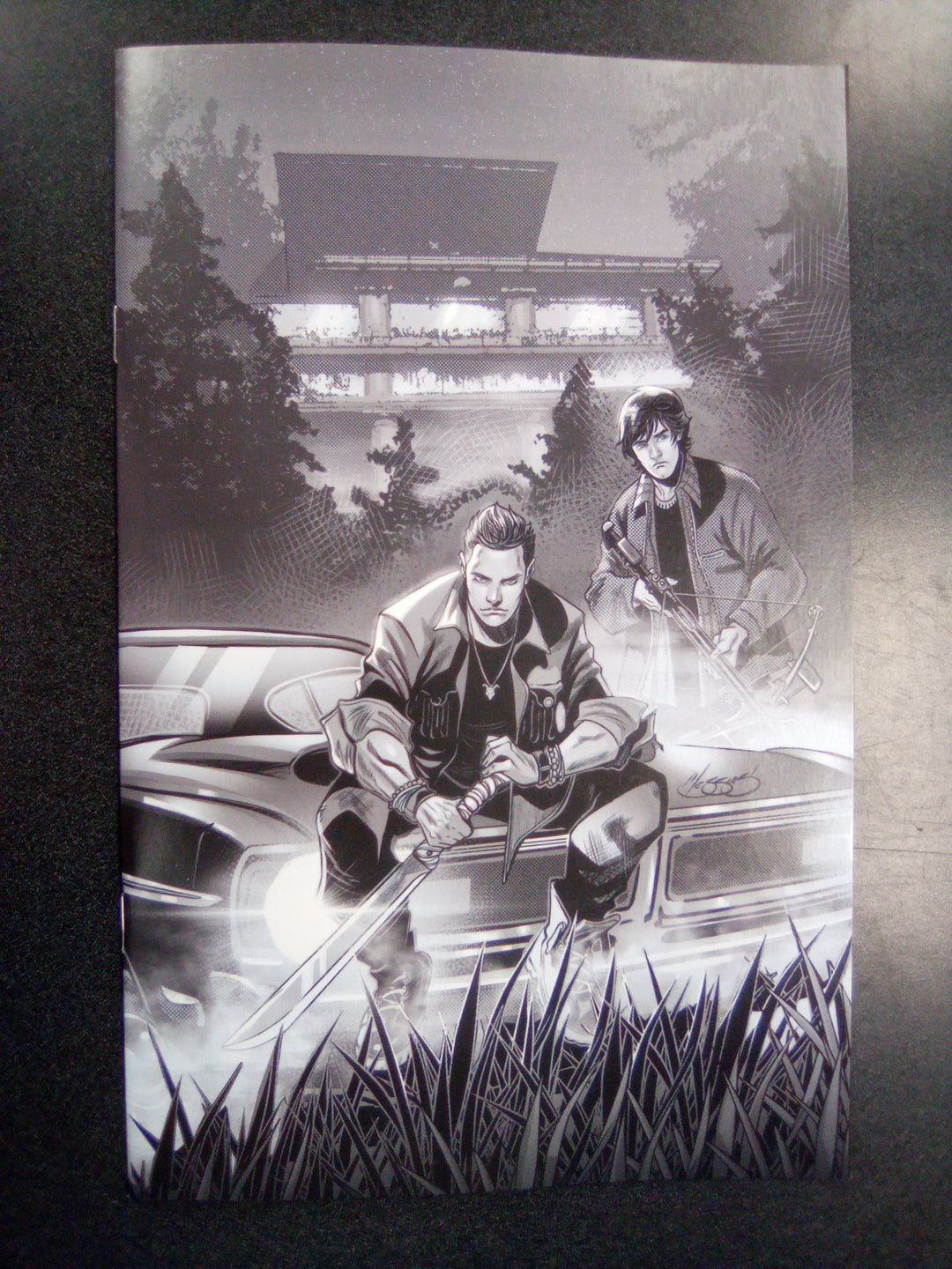Supernatural #1 Cover O 1:40 Eder Messias Line Art Full Art Variant