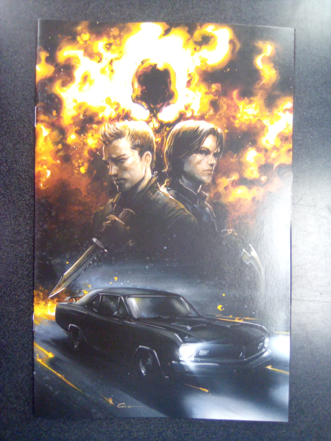 Supernatural #1 Cover P 1:50 Clayton Crain Full Art Variant