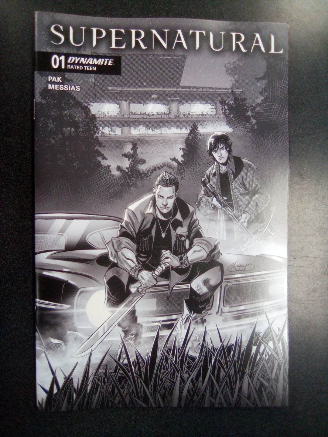 Supernatural #1 Cover J 1:10 Eder Messias Line Art Variant