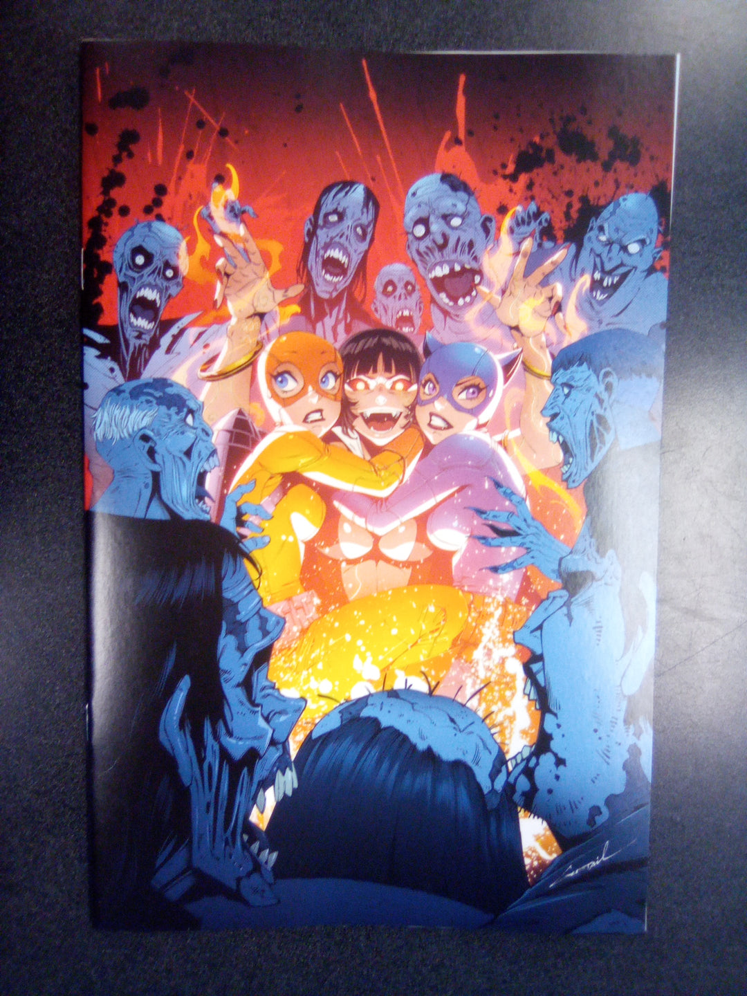 Dienamite Blood Red #1 Cover I Inc 1:15 Godtail Full Art Variant