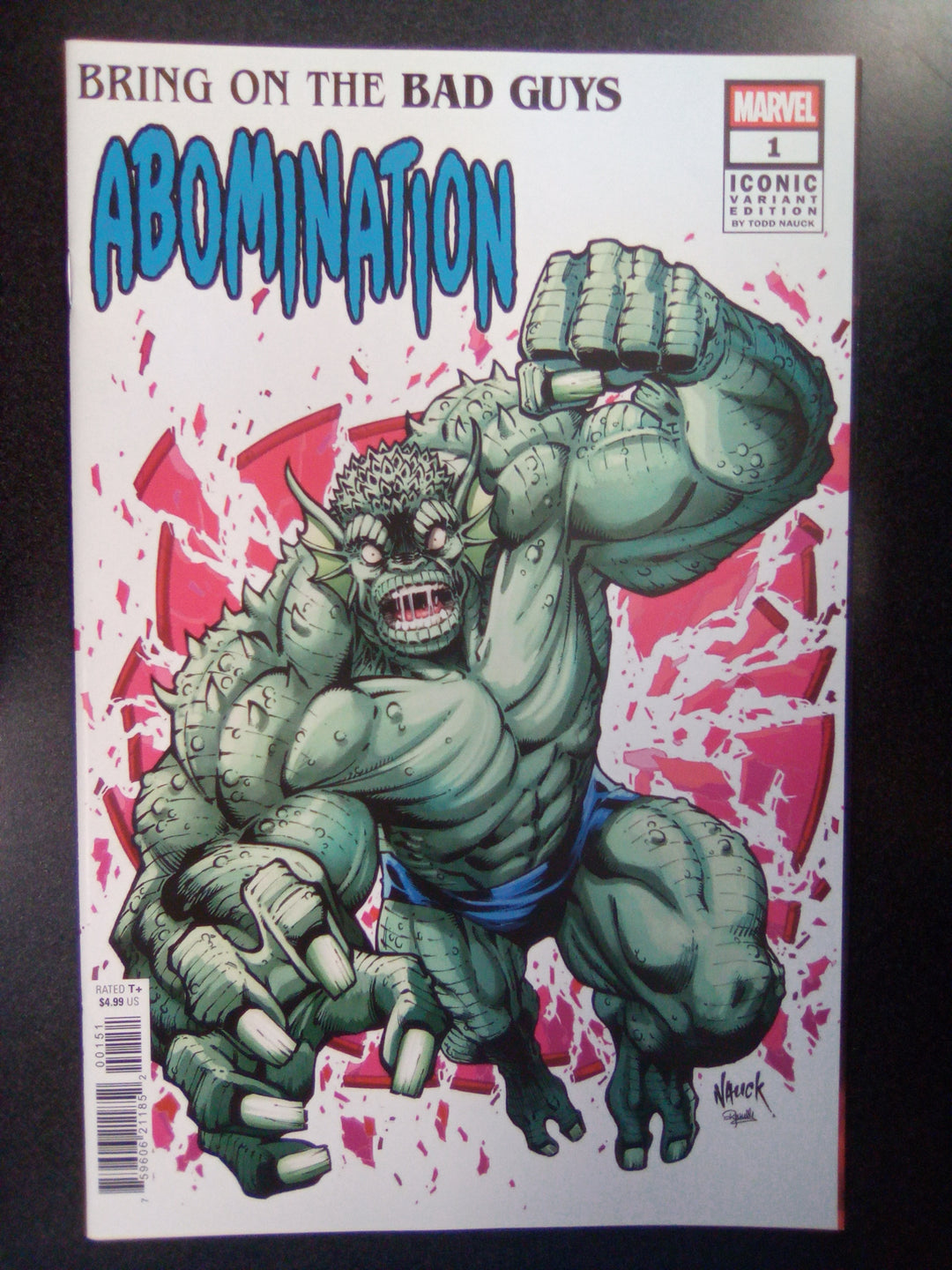 Bring On The Bad Guys Abomination #1 Todd Nauck Iconic Variant