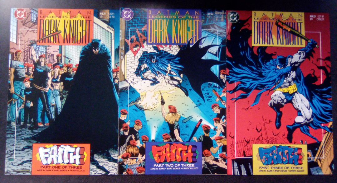 Batman Legends of the Dark Knight #21 - 23 "Faith" Complete Story NM