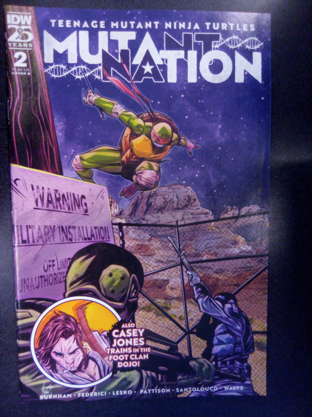 Teenage Mutant Ninja Turtles: Mutant Nation #2 Variant B (Federici)