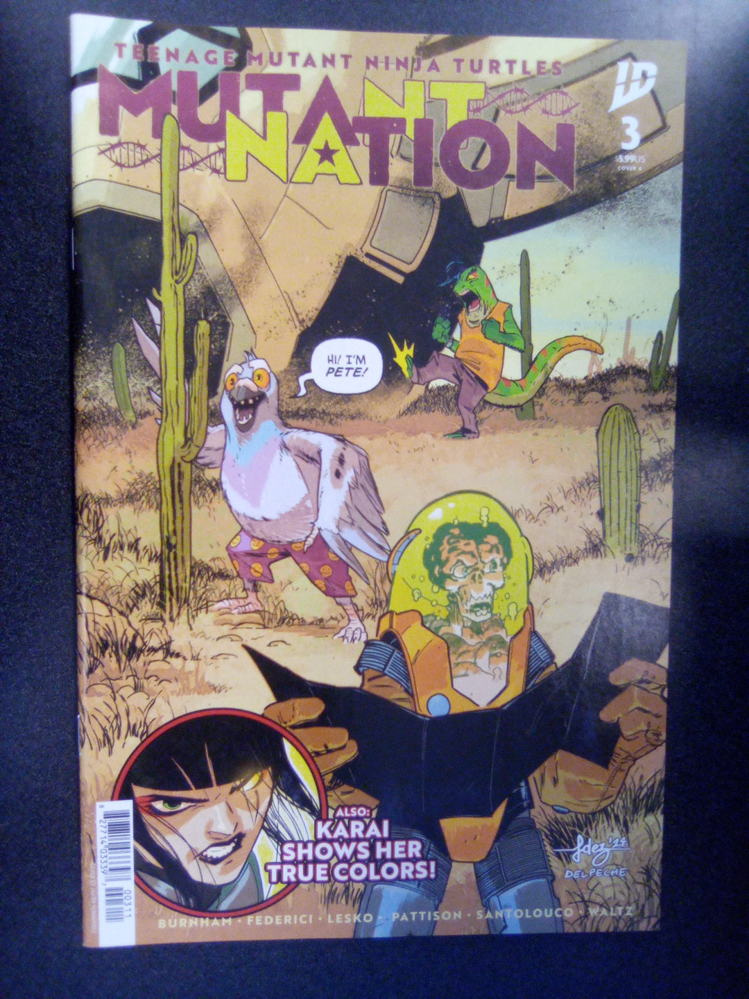 Teenage Mutant Ninja Turtles Mutant Nation #3 Cover A Fernandez