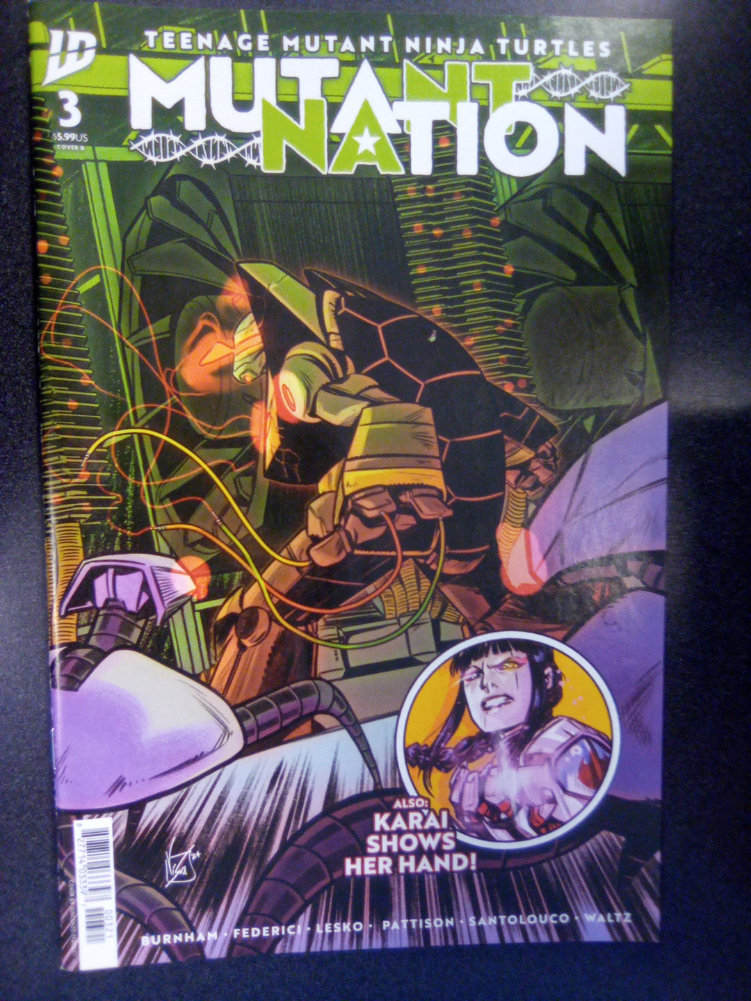 Teenage Mutant Ninja Turtles Mutant Nation #3 Cover B Federici