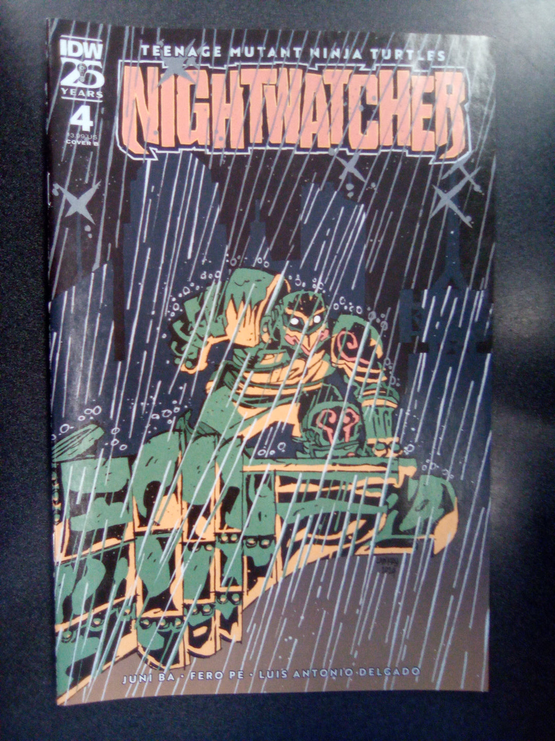 Teenage Mutant Ninja Turtles: Nightwatcher #4 Variant B (Lankry)