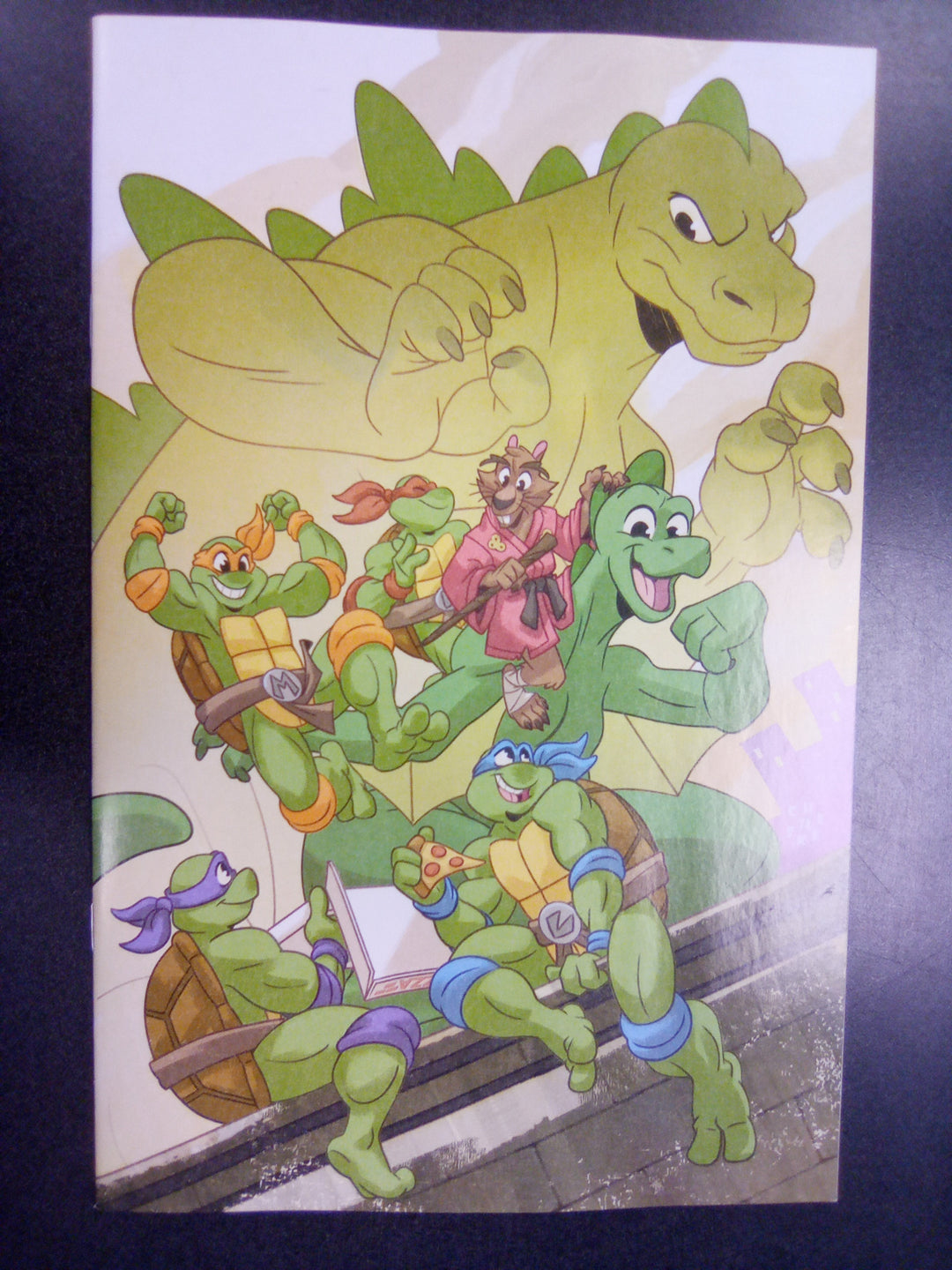 Teenage Mutant Ninja Turtles X Godzilla #1 Variant Ri (50) (Galloway Full Art)