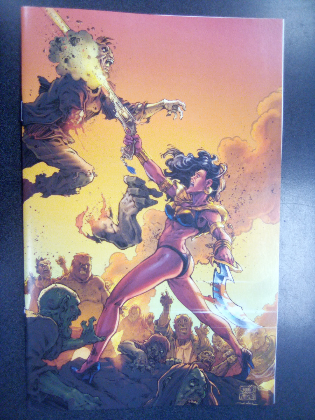 Dienamite Blood Red #2 Cover G Inc 1:15 Roberto Meli Full Art Variant