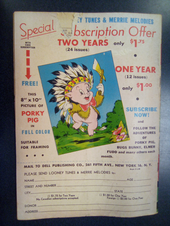 Looney Tunes and Merrie Melodies Comics #82 (1948) VG-