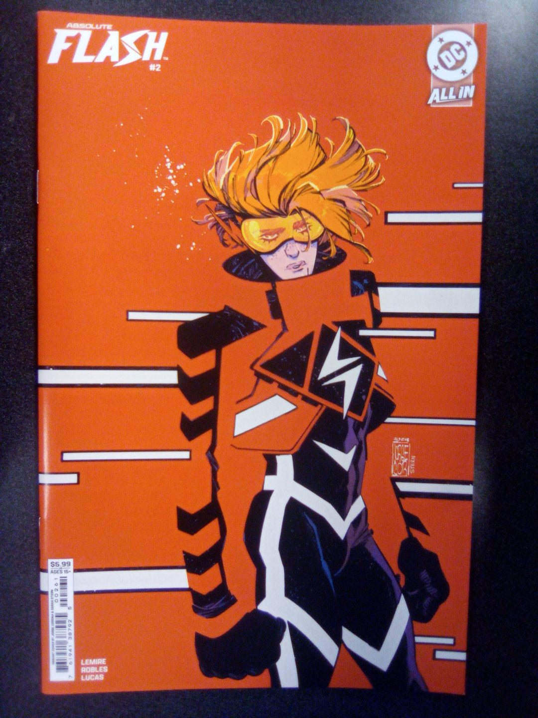 Absolute Flash #2 Cover B Jorge Corona Card Stock Variant