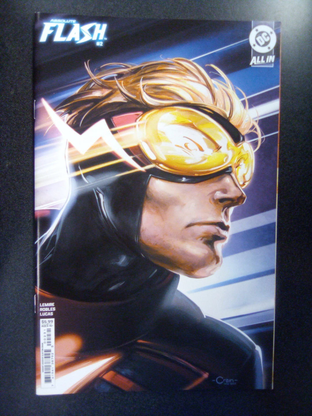 Absolute Flash #2 Cover D Clayton Crain Card Stock Variant