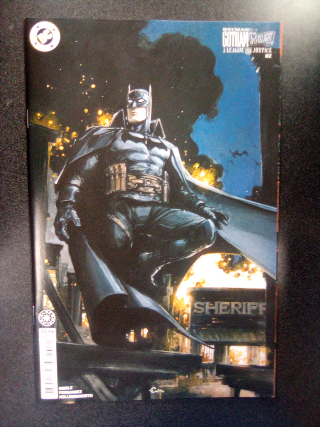 Batman Gotham By Gaslight A League For Justice #2 Cover B Clayton Crain Card Stock Variant