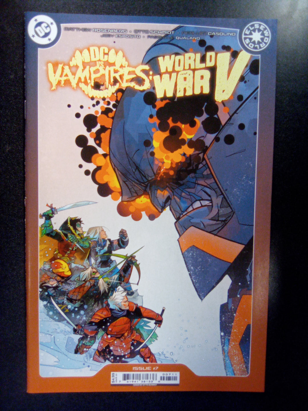 DC vs Vampires World War V #7 (Of 12) Cover A Otto Schmidt