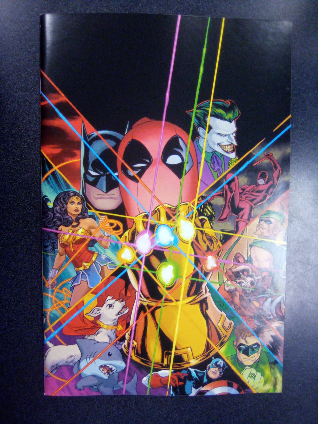 Marvel/DC: Deadpool/Batman #1 1:25 Russell Dauterman Ratio Virgin 3rd Printing Variant