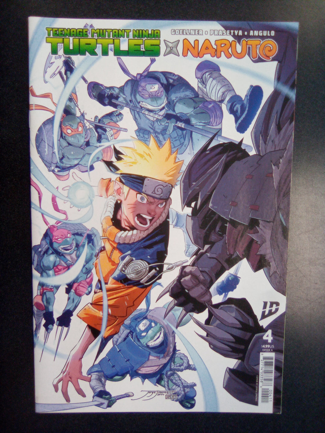 Teenage Mutant Ninja Turtles X Naruto #4 Cover A (Jiménez)