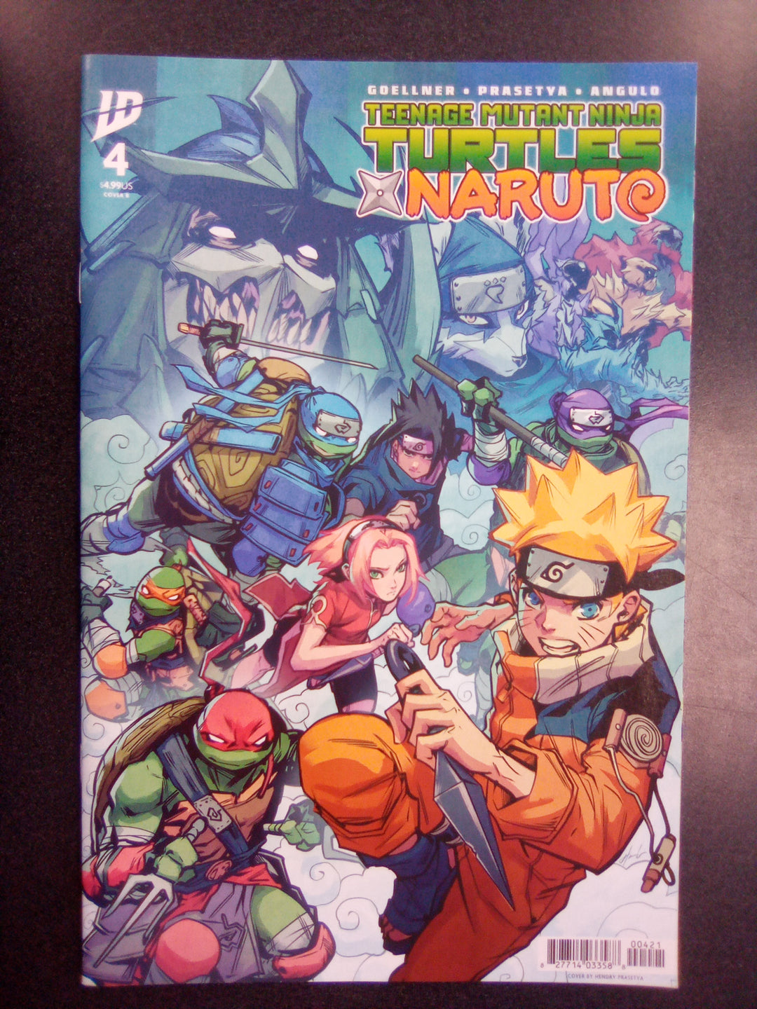 Teenage Mutant Ninja Turtles X Naruto #4 Variant B (Prasetya)