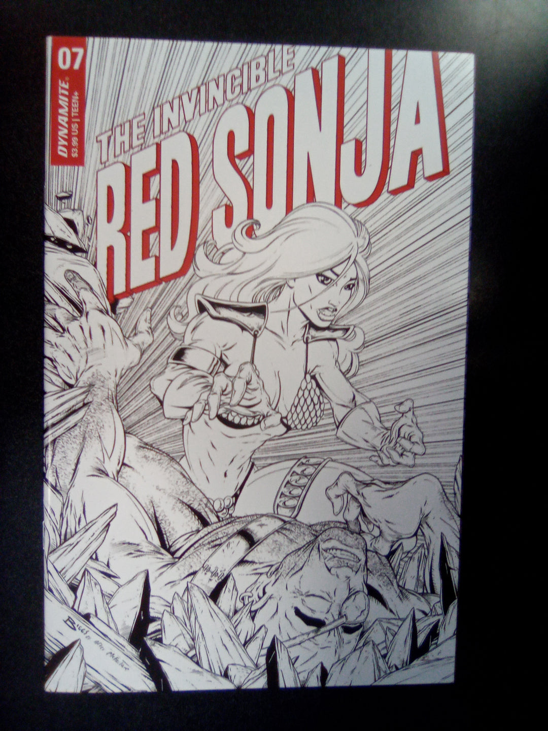 Invincible Red Sonja #7 (2021) 1:11 Biggs McFarlane Homage Variant