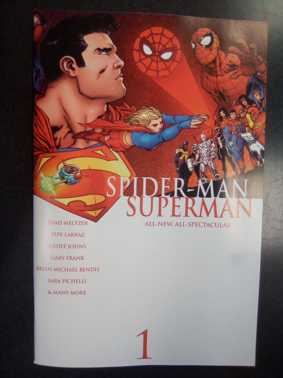 Marvel/DC: Spider-Man/Superman #1 Giuseppe Camuncoli Homage Variant