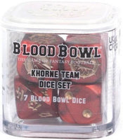 Blood Bowl: Khorne Team Dice