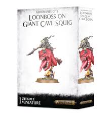 Gloomspite Gitz Loonboss On Giant Cave Squig