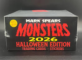 Mark Spears Monsters Kickstarter 2026 Halloween Trading Card Hobby Box SEALED