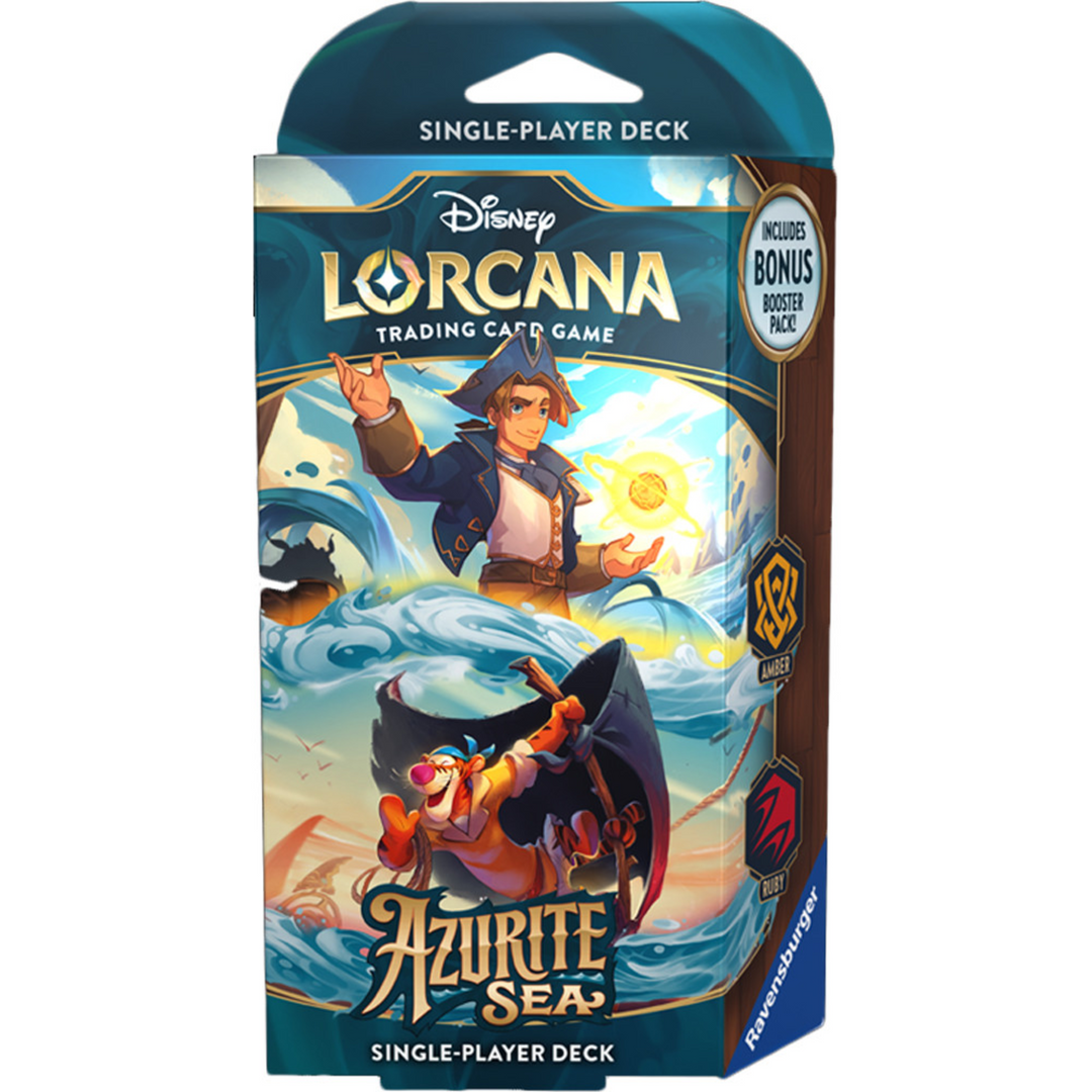 Lorcana TCG: Azurite Sea Starter Deck - Amber & Ruby