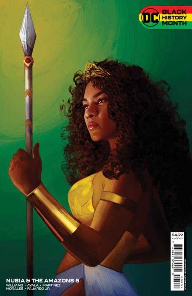 Nubia And The Amazons #5 (Of 6) Cover C Alexis Franklin Black History Month Card Stock Variant