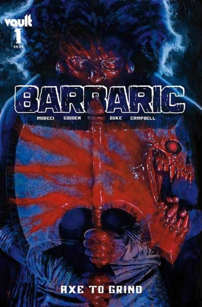 Barbaric Axe To Grind #1 Cover F 50 Copy Variant Edition Campbell