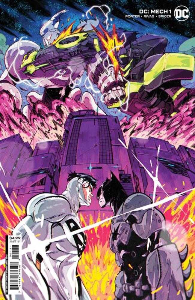 DC Mech #1 (Of 6) Cover D 1 in 25 Ricardo Lopez Ortiz Card Stock Variant