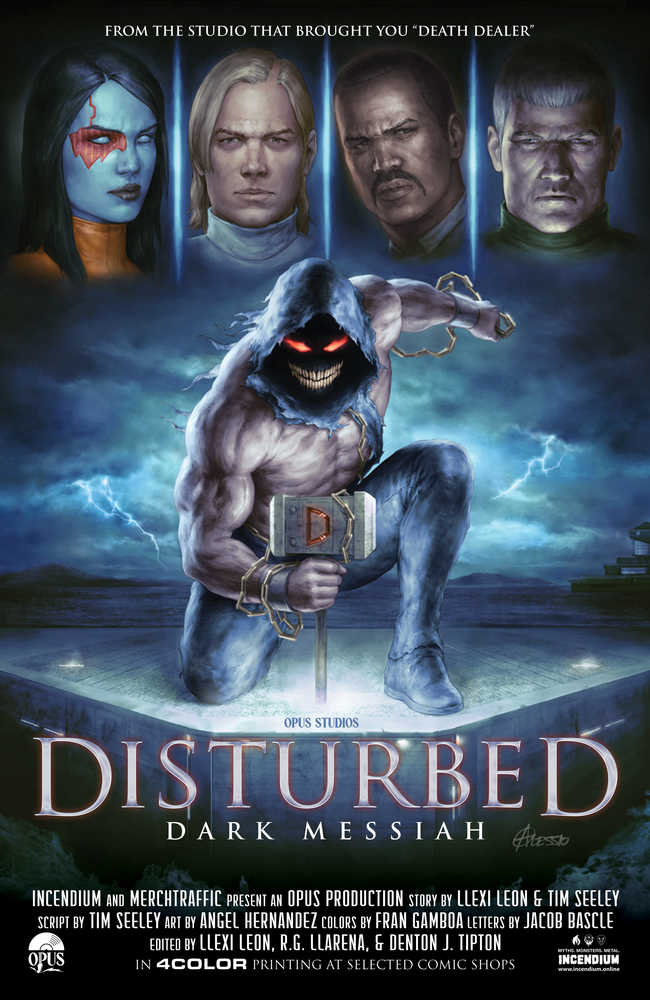 Disturbed Dark Messiah #3 (Of 5) Cover B 5 Copy Variant Edition Alessio